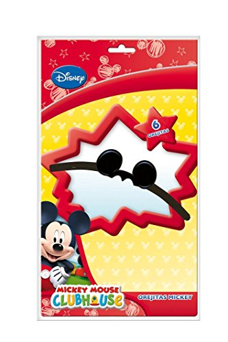 6 x Mickey Mouse Party/Kids Birthday Ears Mickey Mouse for Children's Birthday and Party Hat Party Hat Cover