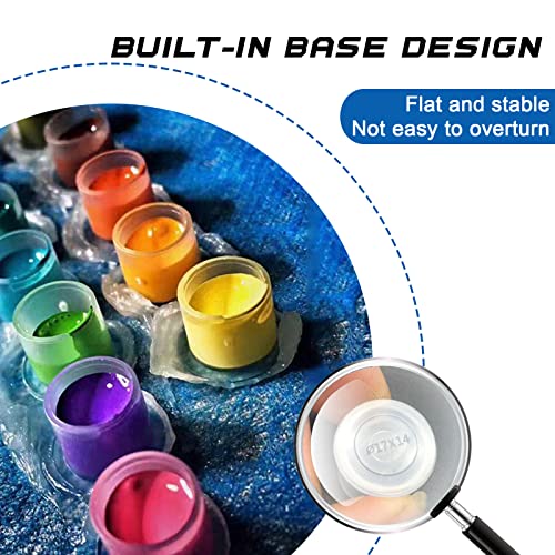Cinra Tattoo Ink Caps, 500Pcs Tattoo Ink Cups #11 Disposable Plastic Pigment Tattoo Ink Caps Cups With Base Tattoo Permanent Makeup Container Cap Small Pigment Caps For Tattoo Ink, Tattoo Supplies #TOP2