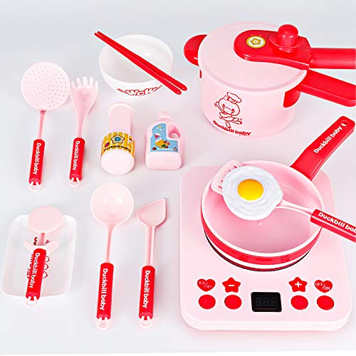 HNLY Giocattoli per Bambini Giocattoli da Cucina Pasto di Simulazione Utensili da Cucina Utensili da Cucina per Bambini Set di Lavastoviglie Giocattoli Educativi Interattivi Rpg