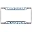 Elite Fan Shop North Carolina Tar Heels License Plate Frame Alumni - Silver
