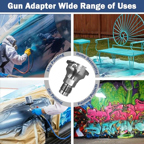Image of SuperDi 26046 PPS 2.0 Spray Gun Adapter #S15 / 19 Thread BSP /3 /8 Inch Male