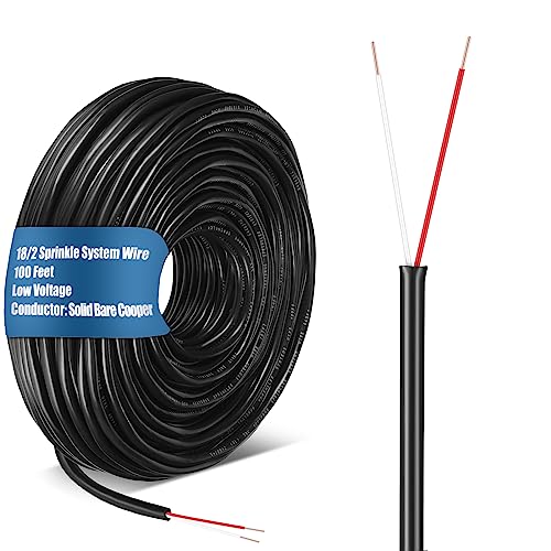 Fil d'arrosage souterrain 18 AWG Hoolerry pour automatiser l'irrigation du gazon 30V