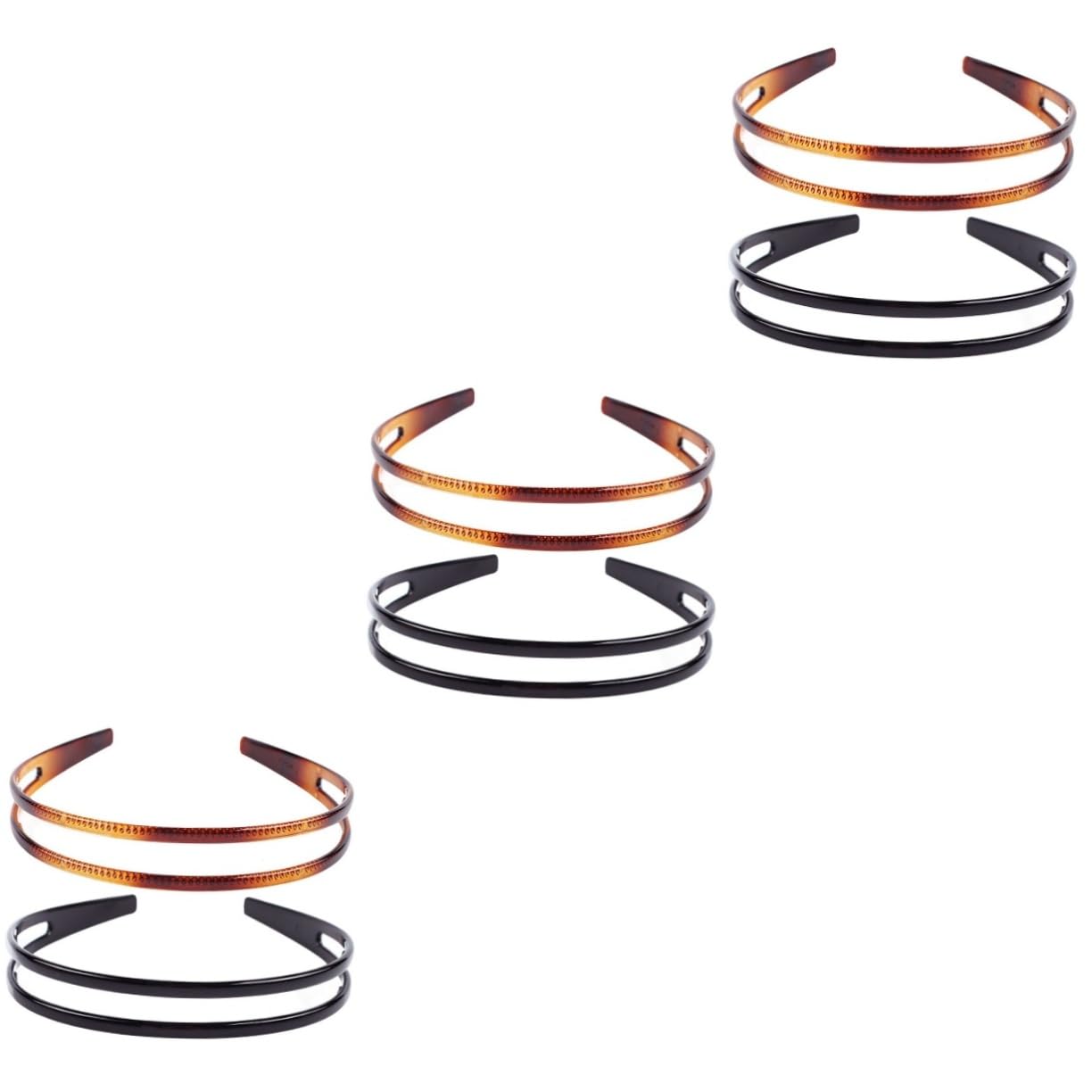 FRCOLOR 18stücke Teiliges Doppelreihe Haarbänder Mit Zähnen Antirutsch Haarschmuck Für Damen Und Mädchen Vielseitig Einsetzbar Für Alltag Und Besondere Anlässe