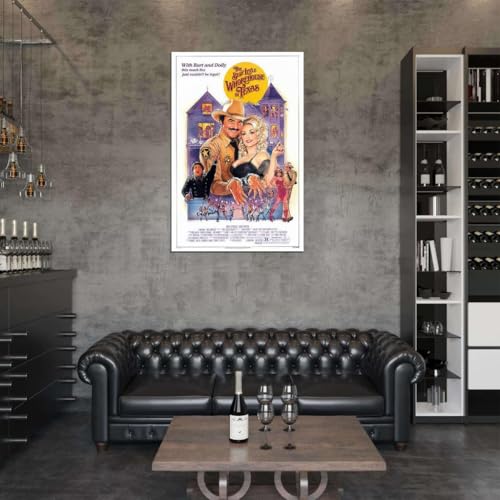 Avantica S524127 The Best Little Whorehouse In Texas 1982 Movie Film Wall Art Print For Theater Movie Night Room Decor 18X24 Poster thumb #2