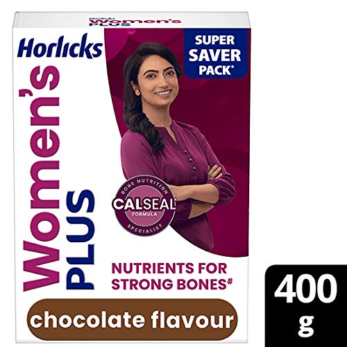 Image of Horlicks Women's Plus Chocolate Carton, 400 g + Horlicks Health & Nutrition drink - 1 kg Refill pack (Classic Malt)