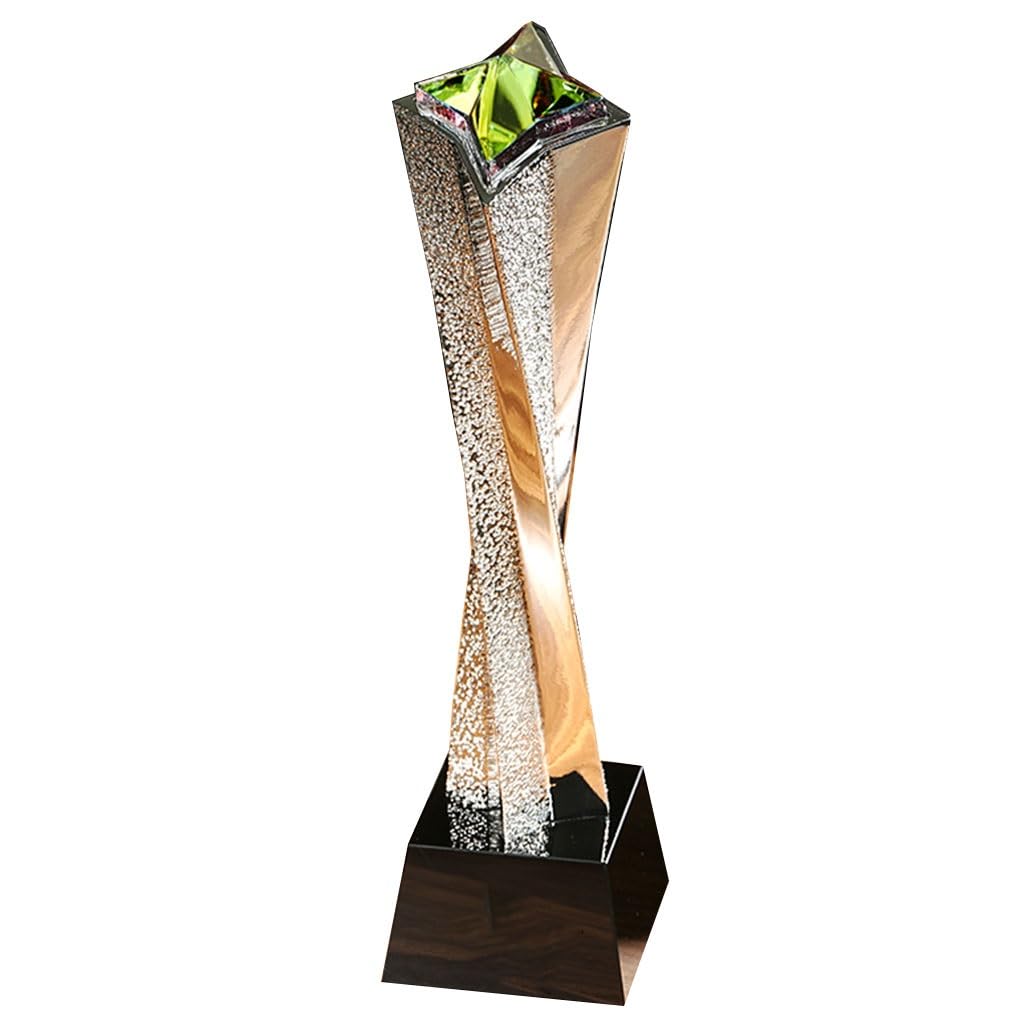 Creativos Adornos De Trofeos Coloridos En Oro, Plata Y Cobre. Trofeo De Premio Al Empleado Destacado del Campeón De Ventas Trofeo De Recuerdo De Evento Empresarial
