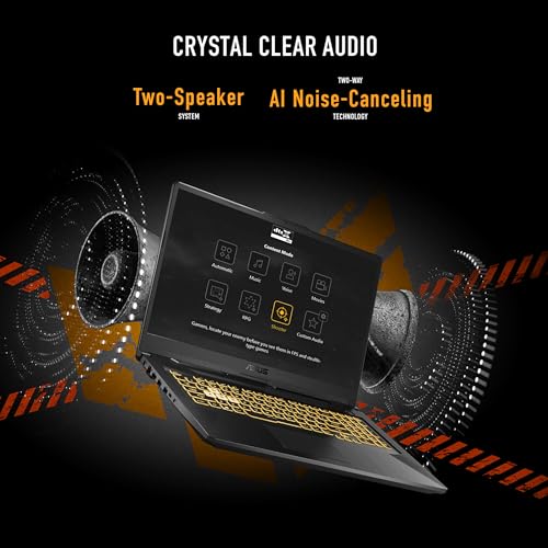 Image of ASUS TUF Gaming A17 (2023) Gaming Laptop, 17.3 inch FHD 144Hz IPS-Level Display, NVIDIA GeForce RTX 2050, AMD Ryzen 5 7535HS, 86GB DDR5, 512GB PCIe Gen4 SSD, Wi-Fi 6, Windows 11, FA706NF-RS51