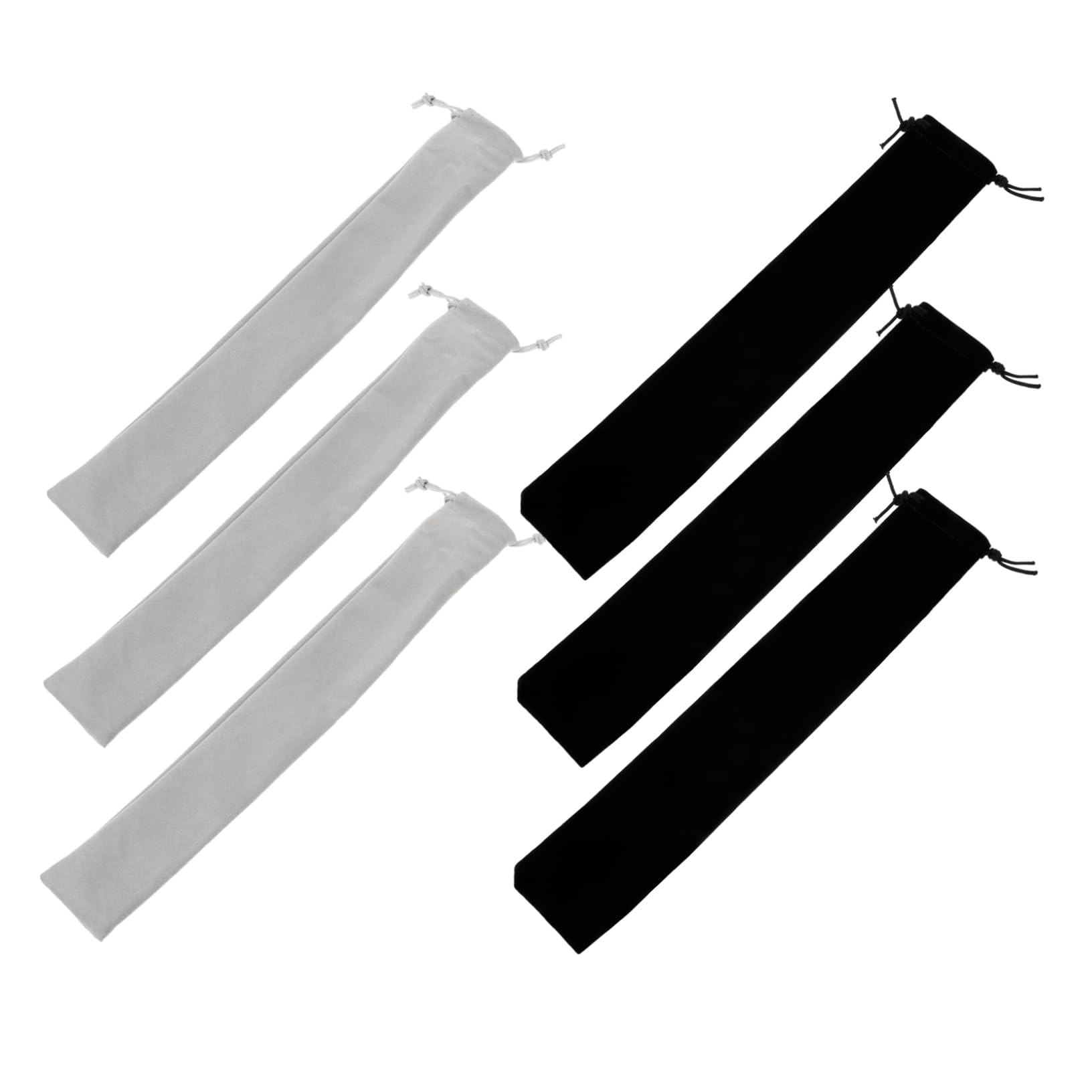 Generic 6pcs Soprano Recorder Pouch Flute Bag for Adults Soprano Recorder Organizer Bag Drawstring