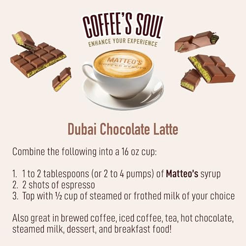 Matteo's Dubai Chocolate Syrup