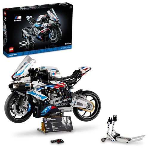 LEGO Technic BMW M 1000 RR Motorrad-Modell, Modellbausatz für Erwachsene, Set als Geschenk zum Basteln für Männer und Frauen, als Home- oder Büro-Deko 42130