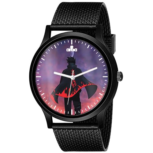 AROA Watch New Watch for Hatake Kakashi Standing in Grass in Pink Cloud Model : 834 Black Metal Type Analog Black Strap Watch Black Dial for Men Stylish Watch for Boys (B0CC2SMD2K) Amazon Price History, Amazon Price Tracker