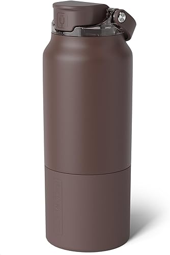 Miniatura 50 de BrüMate Rise - Botella de agua de 25 onzas con popote de silicona cubierto 100 % a prueba de fugas, botella de agua de acero inoxidable aislada con