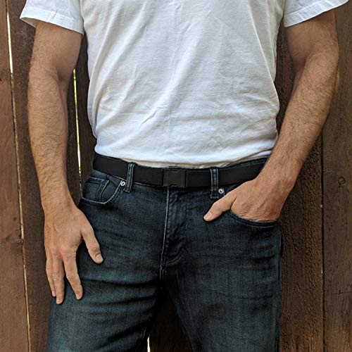 Bandit - 1.25 Inch Elastic Stretch Belt with Side-Release Buckle and Adjustable Strap Length, for Men and Women2