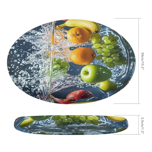 Coussin de chaise rond solide de haute qualité pour salon moderne