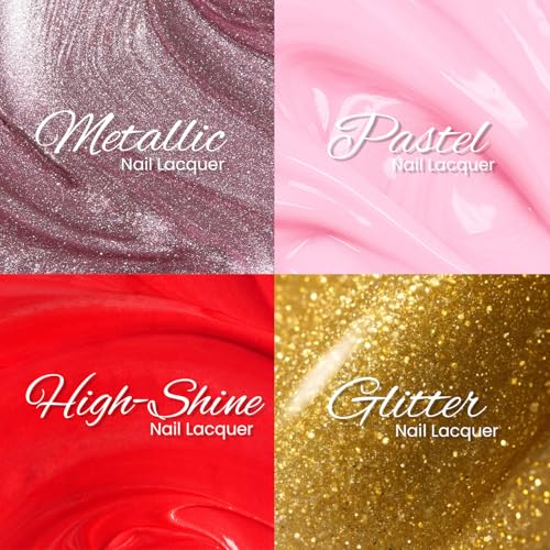Image of Glam21 Aura Nails Nail Lacquer |Long-Lasting, Quick-Dry, High-Shine Nail Enamel|Chip-Free Formula|Smooth Application & Vibrant Finish| 10ml Pack Of 3 (luxe Nude, Barely Brown & Pink Mirage)