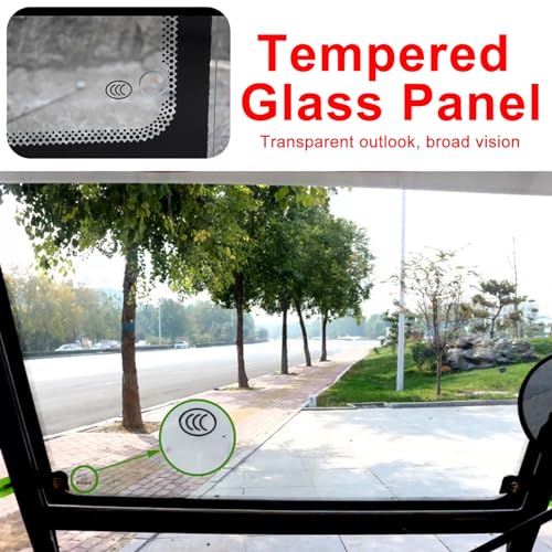 Genérico Fundas para vehículos de Deportes de Motor, Funda Impermeable para Scooter de Movilidad, Fundas para Triciclo, Almacenamiento al Aire Libre, Impermeables, Reflectantes, Lona a Prueba de lluv
