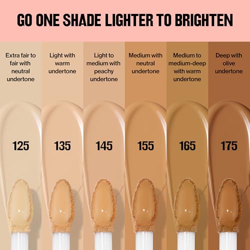 Revlon Glimmer Brightening Concealer, Under Eye Makeup, 165, 0.3 fl oz - image 9