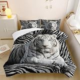 lneffble White Tiger Comforter