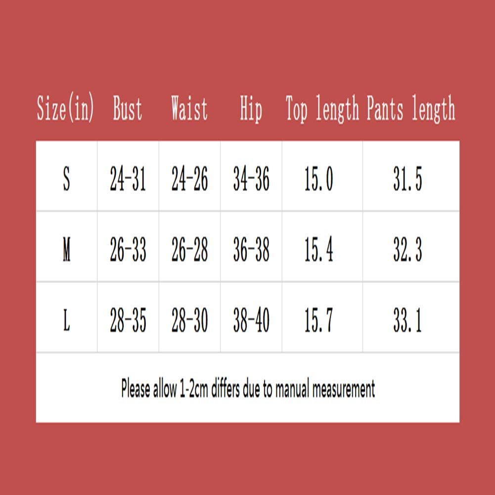 Damen Sportbekleidung Set Yoga Anzug Top und Leggings Stretch Fit Gym Wear Set Trainingsanzüge