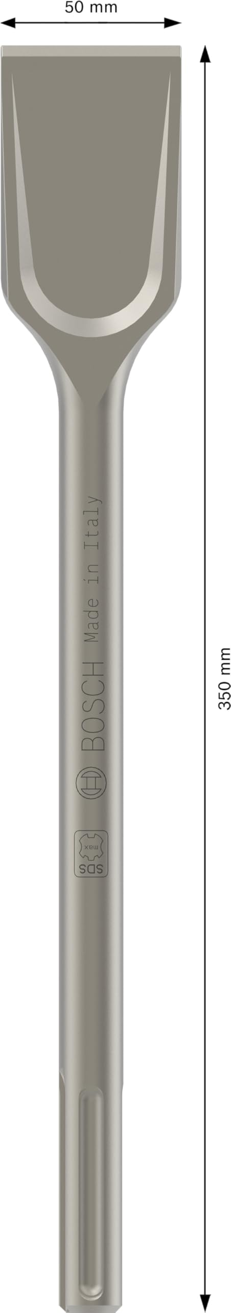 Bosch Accessories 2608690097 Burin plat SDS-max 350 x 50 mm Gris