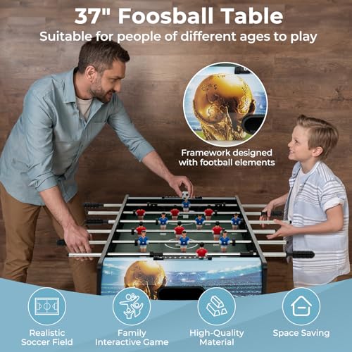 Giantexfoosballtable37foosballtableadultsizewith2ballsscorekeeperremovablelegstabletopfoosballgamesoccertablegameforkidsteensgameroompartiesfamilynight Urban Country Home Decor Giantex foosball table 37 foosball table adult size with 2 balls score keeper removable legs tabletop foosball game soccer table game for kids teens game room parties family night urban country home decor