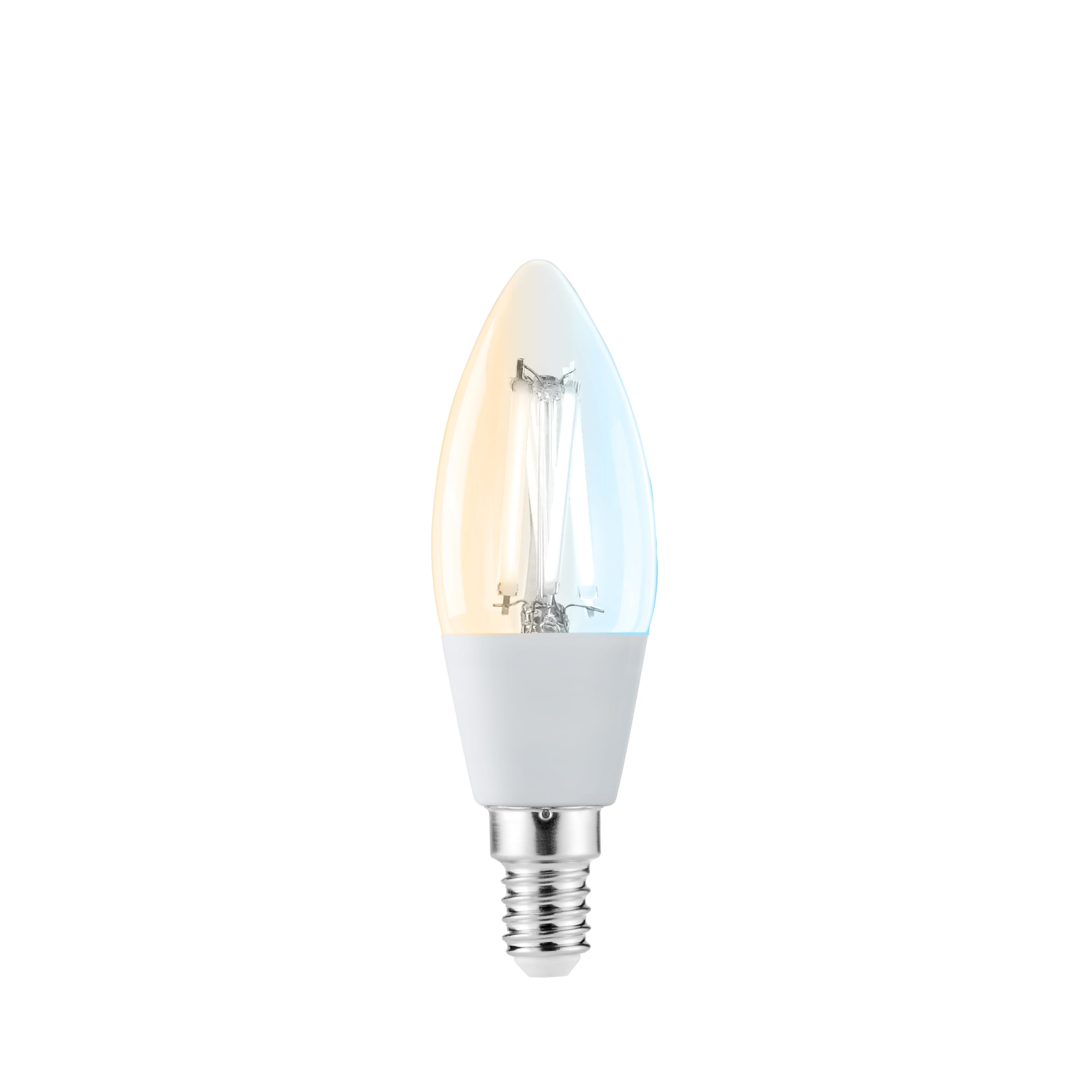 SYLVANIA SylSmart E14 Smart LED Candle Bulb – Tuneable White Retro Fit – Dimmable Smart Light for Alexa, Google & Apple HomeKit – 2000K–6500K, Voice & App Control