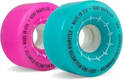 Bont Patins BPM Quad Roller Skate Outdoor Wheels - Adequado para Patinagem Recreativa Asfalto Calçada Calçada Rua - 62 x 35 mm 78A, Feito nos EUA (Rosa Choque - Conjunto de 4 Rodas)