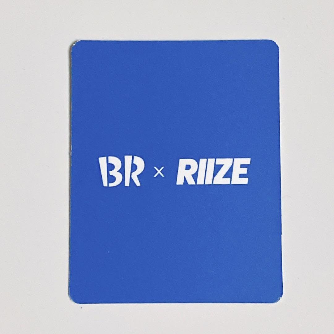 Amazon.co.jp: 韓国限定 RIIZE baskin robbins ミニフォト トレカ