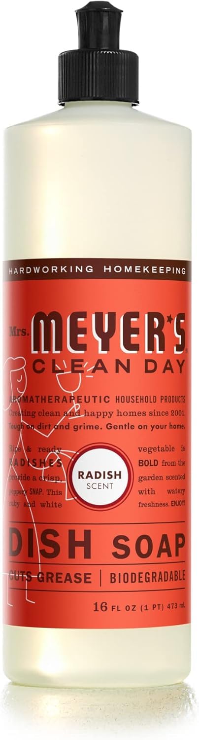 MRS MEYERS CLEAN DAY Liquid Dish Soap Radish 16 fl oz