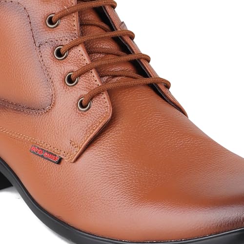Image of Red Chief Genuine Leather Formal Derby Boots for Men | Premium & Stylish Office Footwear | RC3545