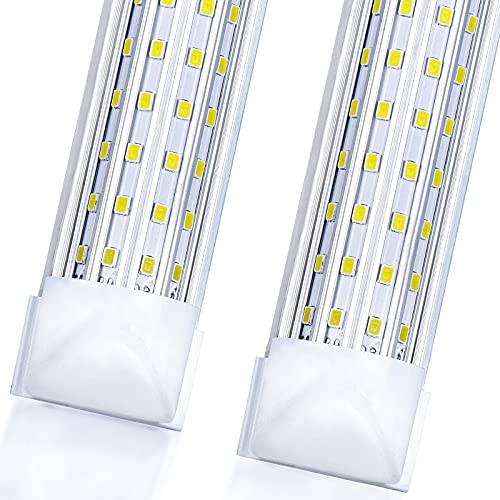 LEDTopTronic (20-Pack) Shop Light, 8FT 144W 14500LM 6000K, Cold White, U Shape, Clear Cover, Hight Output, Linkable Shop Lights, T8 LED Tube Lights, LED Shop Lights for Garage 8 Foot with Plug LEDTopTronic (20-Pack) Shop Light, 8FT 144W 14500LM 6000K, Cold White, U Shape, Clear Cover, Hight Output, Linkable Shop Lights, T8 LED Tube Lights, LED Shop Lights for Garage 8 Foot with Plug