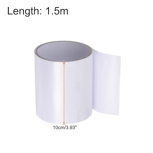 Miniatura 8 de HARFINGTON Cinta de sellado de parche impermeable de 2 pulgadas x 5 pies, cinta de reparación de fugas para cubosmangueras de lavabo de plástico,