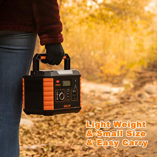 BALDR Portable Power Station 330W, Portable Solar Generators for home use