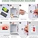 DUXMM Outdoor Wall-Mounted AED Alarm Box Wall Mount Storage Cabinet for Defibrillators PVC Transparent Window Fits Most AED Models for Office,Hospital,Public Places,White