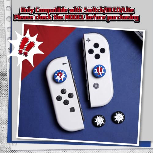 Image of GeekShare Thumb Grips Compatible with Switch /OLED /Lite, 4PCS (Punctuation)