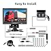 Hodozzy Rückfahrkamera-Set mit 7-Zoll-HD-Monitor, IP68 wasserdichte 18 IR...