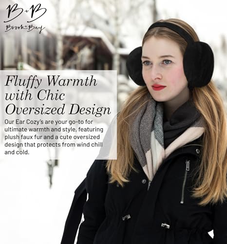 image for Brook + Bay Ear Muffs Winter Women - Winter Ear Muffs for Women - Adju