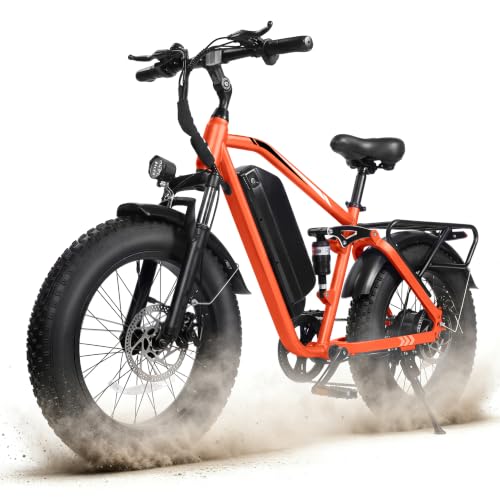 M300F Electric Bike for Adults & Teens, 52V 20” Electric Mountain Bike image 5