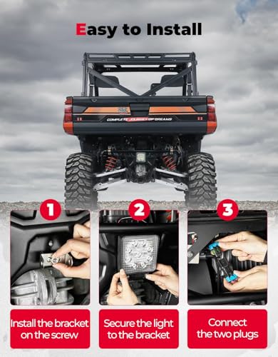 Luz trasera LED impermeable para Polaris Ranger XP 1000 miniatura 5