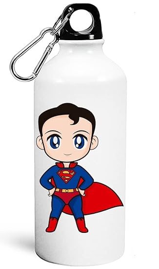 AR SuperMan Bottle | Customized SuperMan Water Bottle For Kids, Boys, Girls | Customomized Gifts For Children (750 ML)