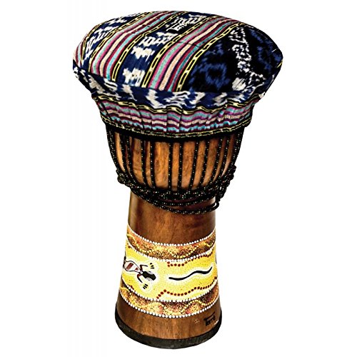 Fellschutz Ikat rund 35-38cm für 35er Djembe und Trommeln...