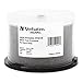 Verbatim 94917 Inkjet Printable Dvd+R Discs, 4.7Gb, 16X, Spindle, White, 50/Pack