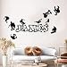 Stickers muraux Scooter chambre de garçon chambre d'enfants nom personnalisé sport sticker mural salle de jeux vinyle mural A2 94x56cm