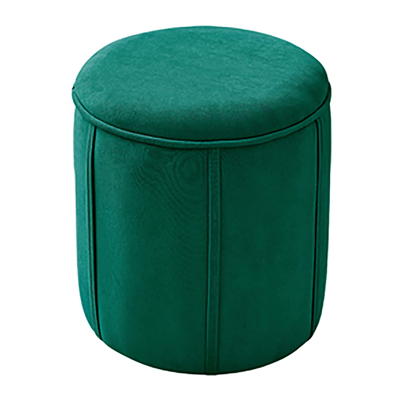 Désordre dans le salon ? Ce tabouret repose-pieds rond offre la solution idéale