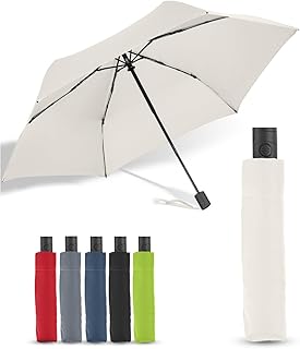 Paraguas plegable automático FiligRain Only200 – Superligero con solo 200 g, automático y resistente al viento Plus, compacto (cerrado solo 26 cm de largo)