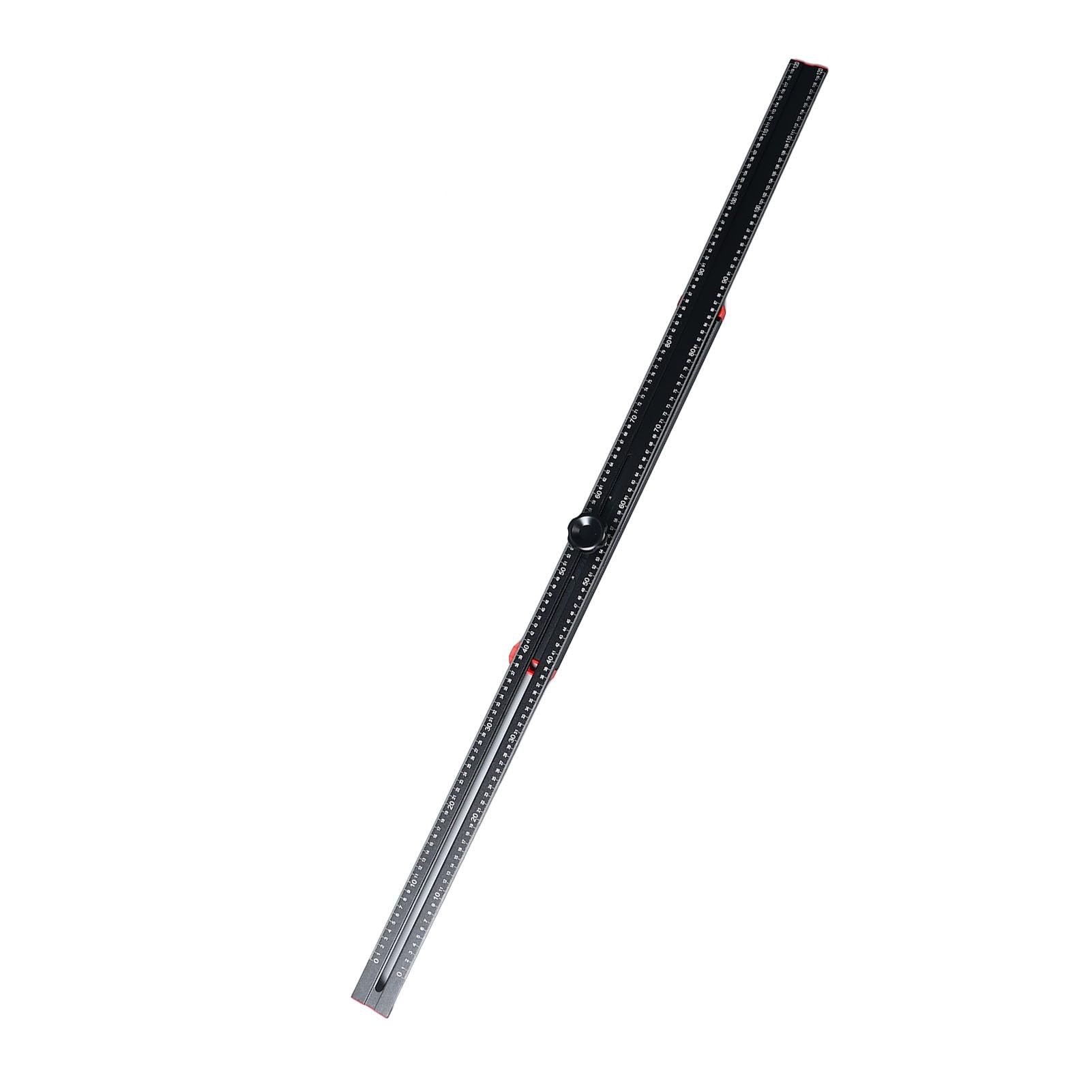Walfront Righello Quadrato Multifunzione Righello Angolare Combinato Strumento di Misurazione Regolabile in Lega di Alluminio 1200 Mm con Design a T per Progetti di Lavorazione del Legno