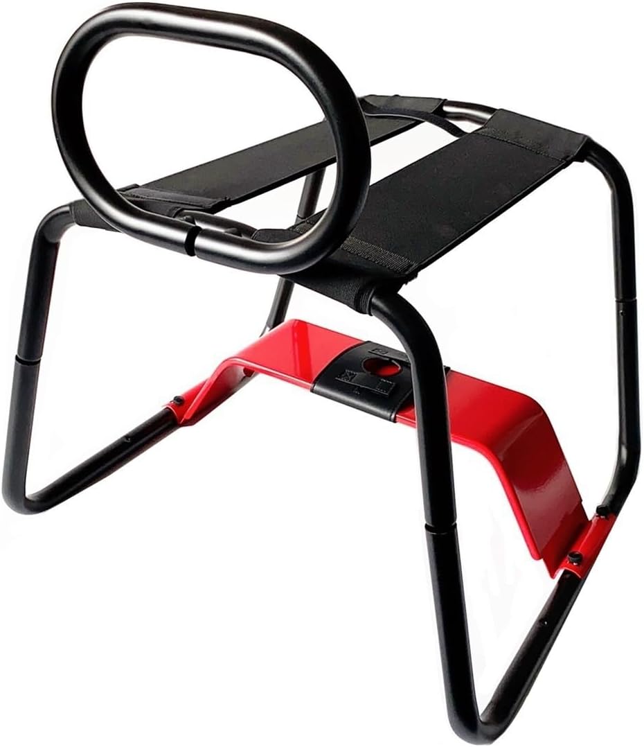 Sex Chair Sex Bench Bouncing Mount Sex Stool with Handrail Position Aids Sex Furniture Sex Weightless Chair for Adult Couple Toys