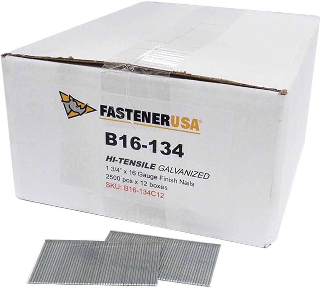 1-3/4" Finish Nails 16GA GALV 30,000ct