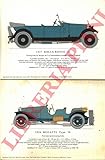  1927 Rolls-Royce 20 - 1926 Bugatti Type 30 - 1928 Mercedes Benz 36/220S