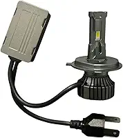 Farol LED para Moto H4 35W 7000 Lumens 6500K Alumínio e Cooler Super Potente